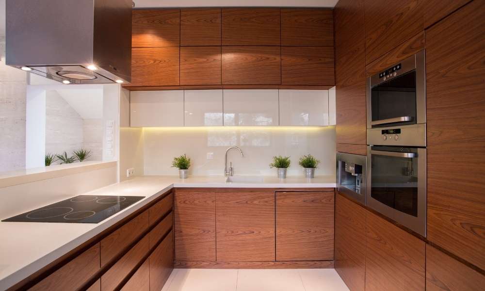 Go Overboard with Trim Over the Kitchen Cabinets