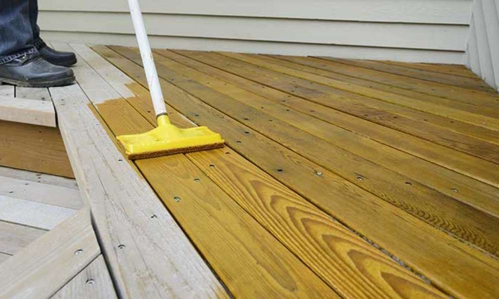 Treating Wood with Sealer or Stain