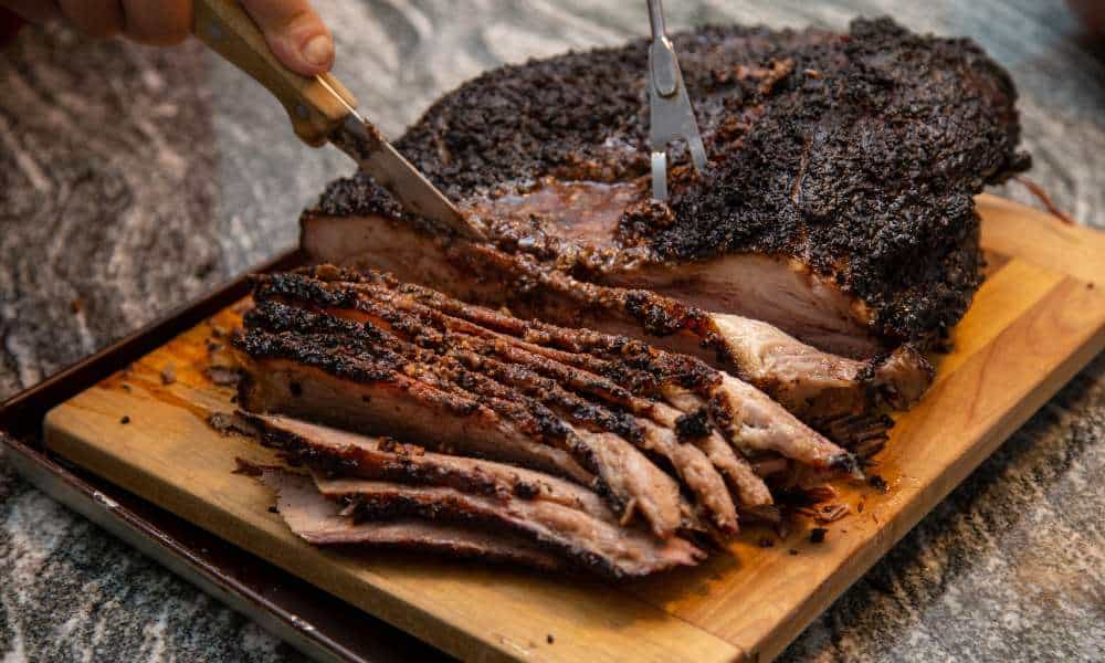 how to cook a brisket on a bbq pit