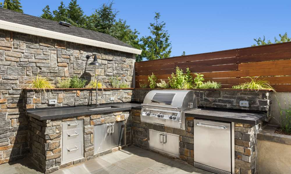 Modern outdoor bbq kitchen Ideas